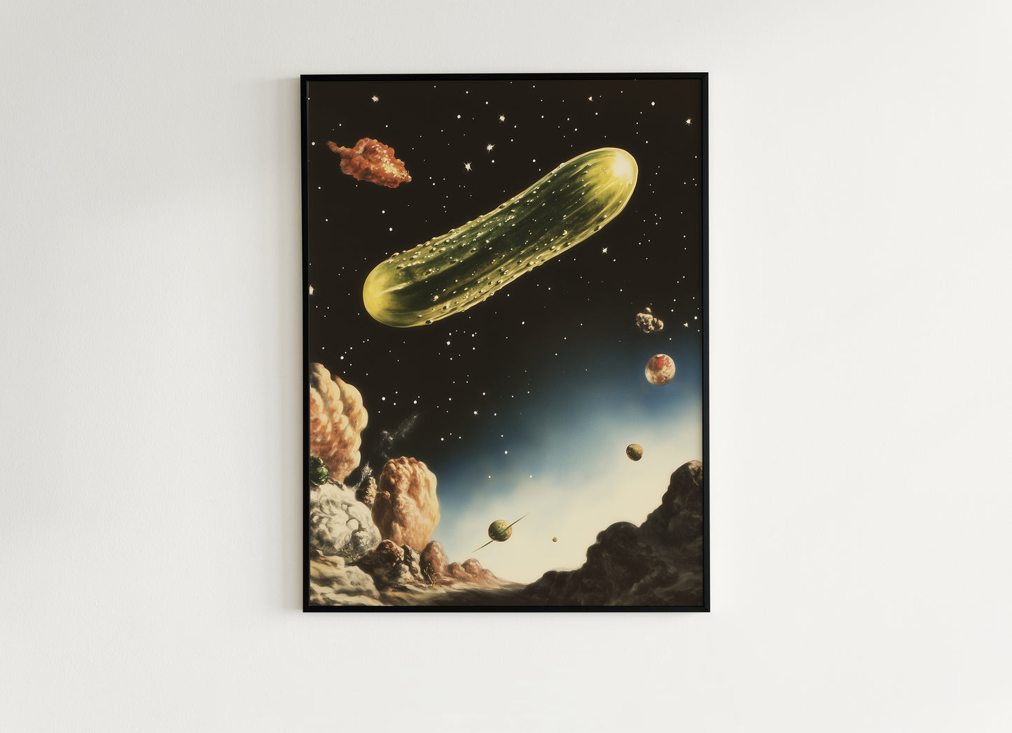 Quirky Pickle Poster