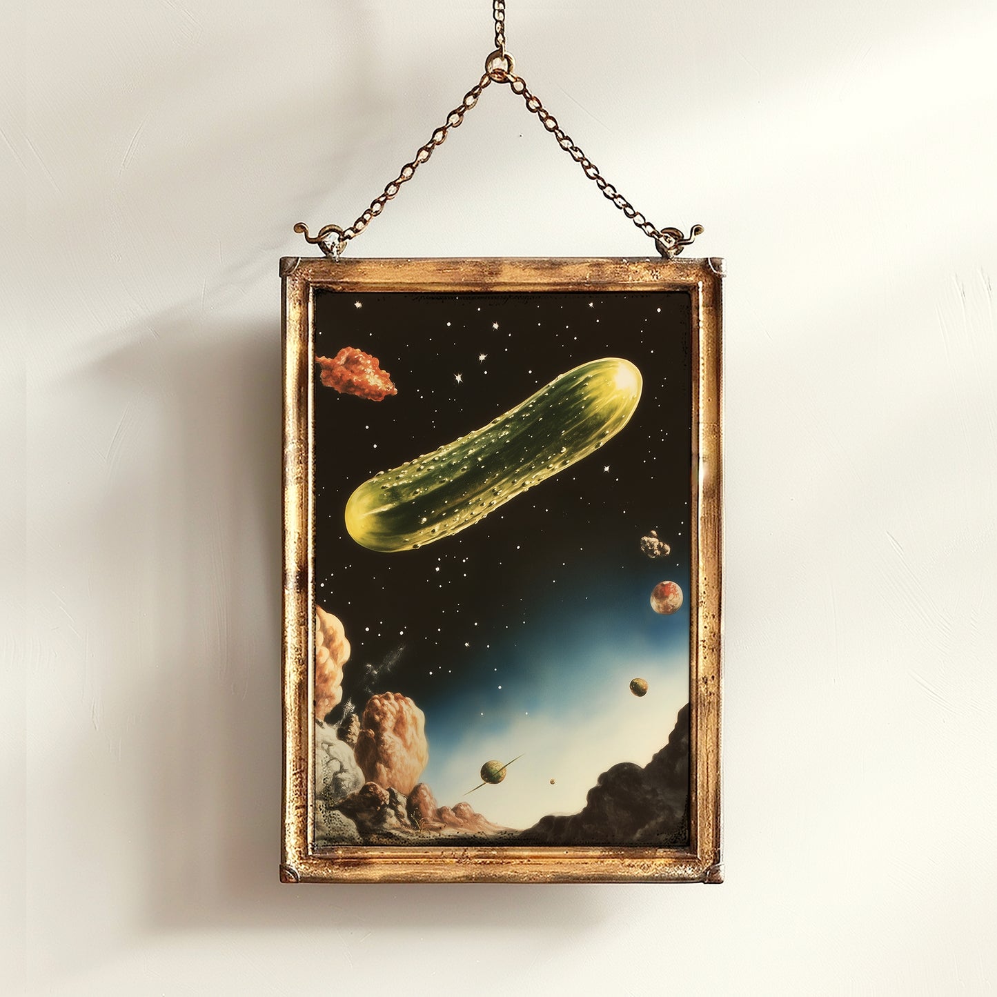 Quirky Pickle Poster