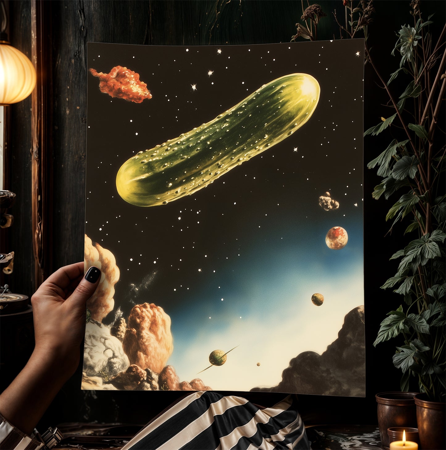 Quirky Pickle Poster