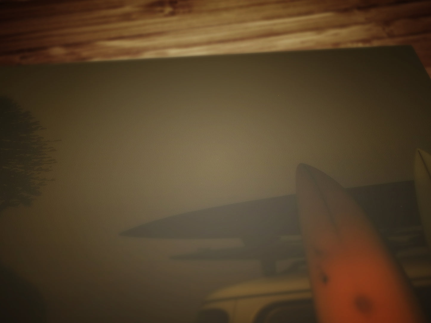 Moody Camper Van Surfboard Wall Art, Beach Ocean Poster, Beachy Wall Art, Moody Modern Art Coastal Room Decor, Surf Wall Art, Surfing Print