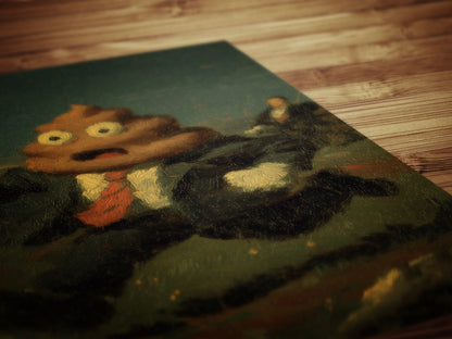 My Tummy Hurts, Poop Emoji Wall Art, Weirdcore Toilet Poster, Quirky Maximalist Poop Print, Bathroom Decor, Hilarious Dorm Home Gag Gift