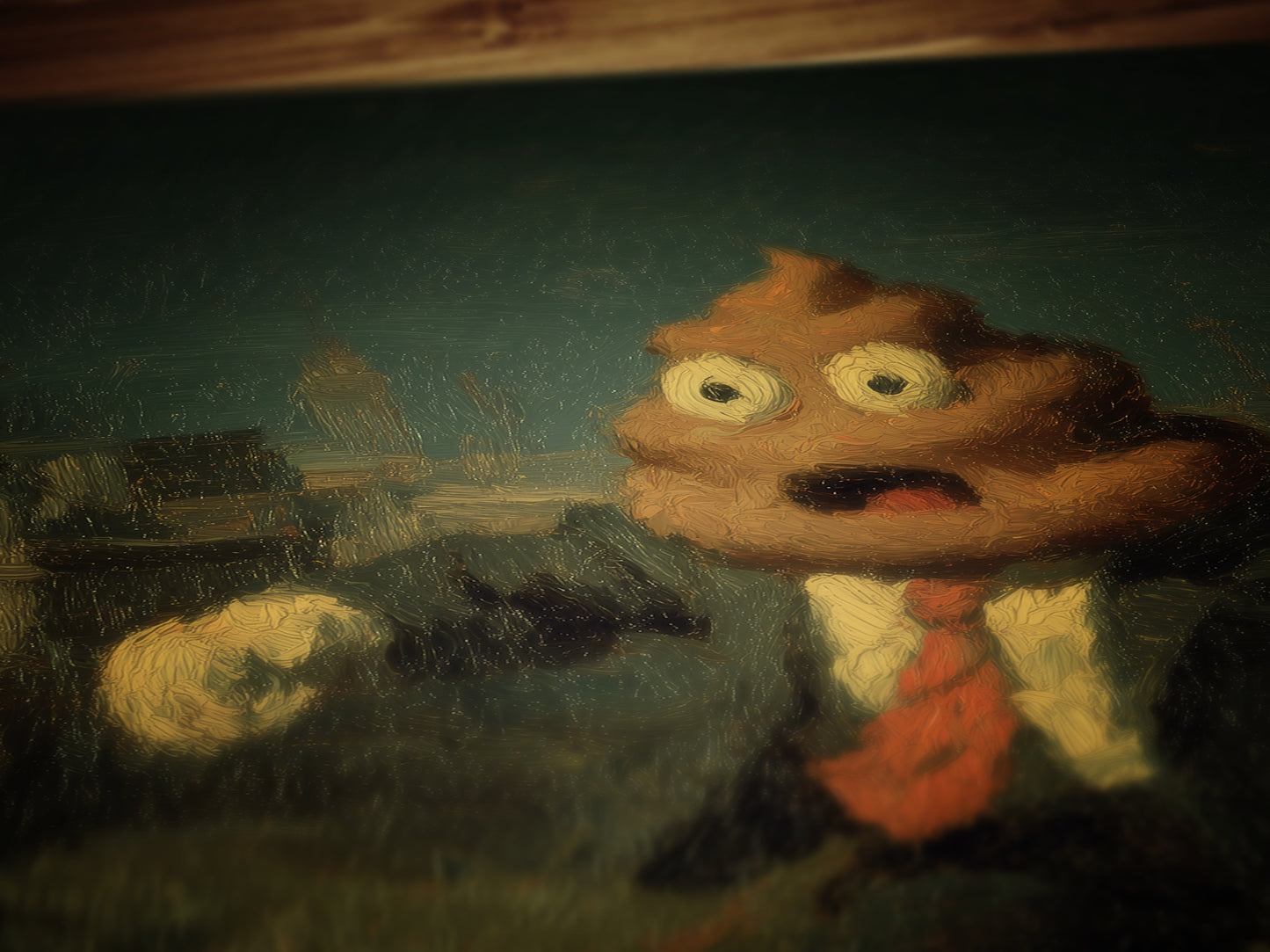 My Tummy Hurts, Poop Emoji Wall Art, Weirdcore Toilet Poster, Quirky Maximalist Poop Print, Bathroom Decor, Hilarious Dorm Home Gag Gift