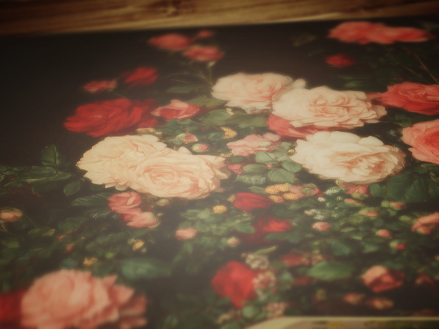 Roses And Books, Dark Academia Decor, Victorian Gothic Bookish Print, Book Lover Gift, Vintage Library Art, Reading Nook Poster