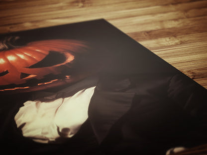 Pumpkin Man Poster, Halloween Gift, Dark Academia Wall Art, Art Poster Print, Gothic Occult Poster, Witchcraft, Gothic Home Decor