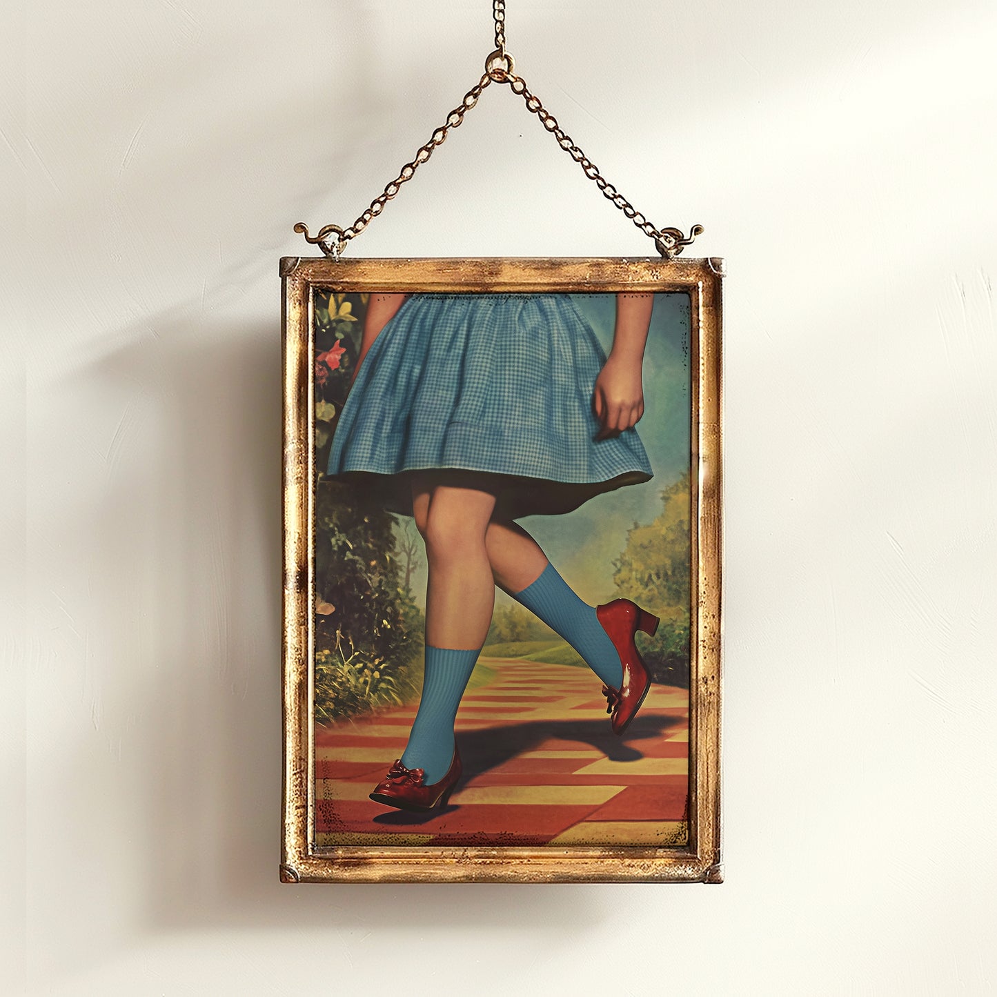 Vintage Wizard of Oz Dorothy Wall Art Print, Ruby Slippers, Classic Hollywood film print, Retro Wizard Of Oz Poster