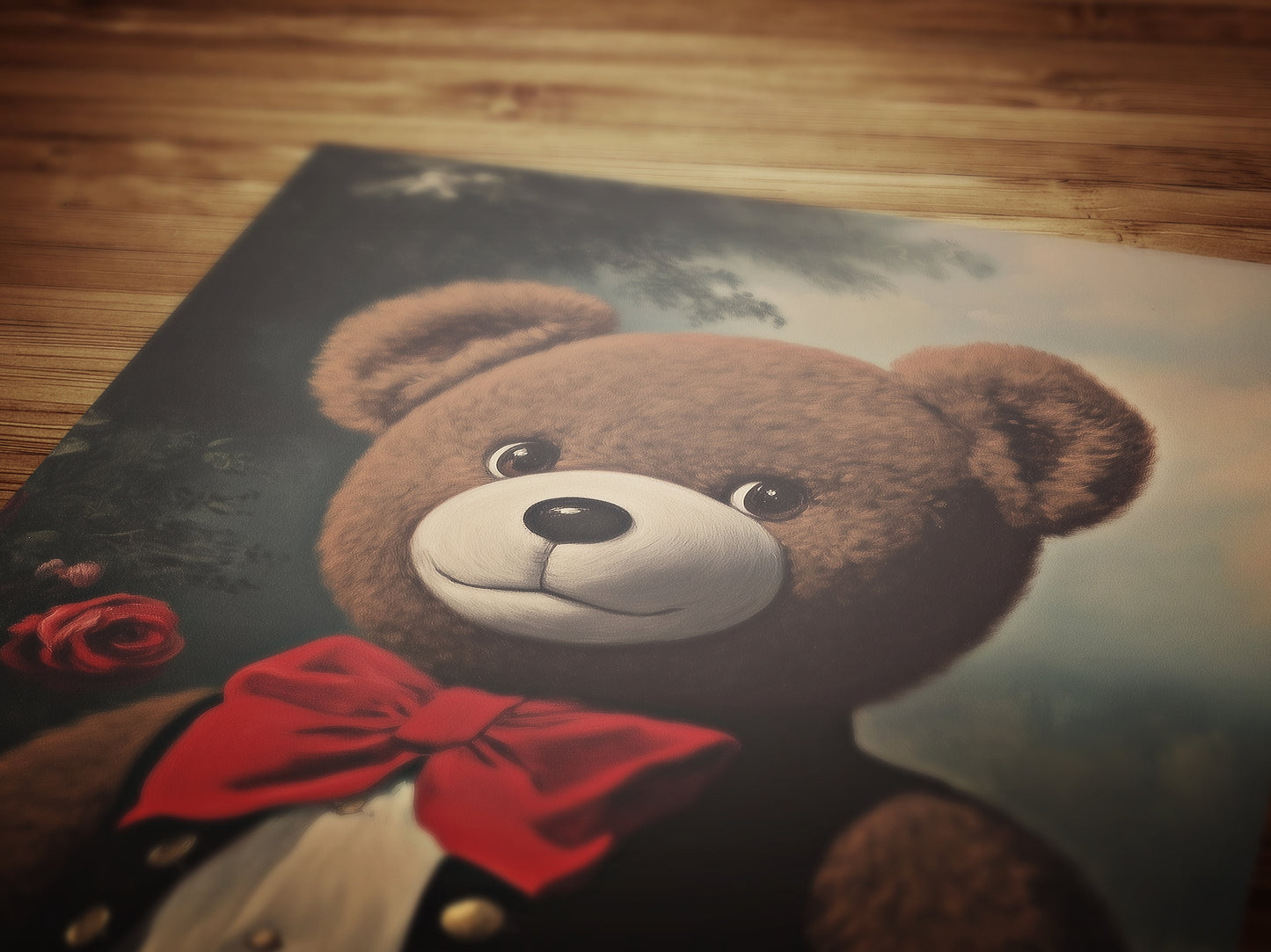 Vintage Nursery Toy Teddy Bear Sketch, Gender Neutral Wall Art Printable, Vintage Illustration, Baby Room Decor