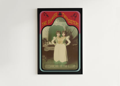 The Amazing Spidora Spider Girl Vintage Circus Wall Art