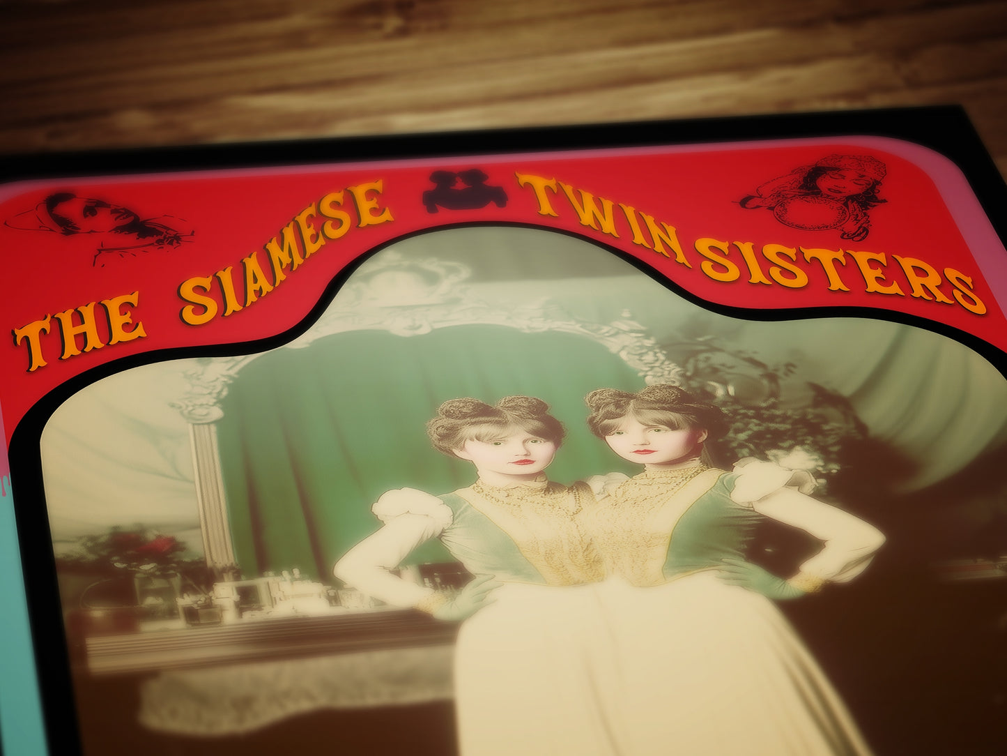 The Amazing Spidora Spider Girl Vintage Circus Wall Art