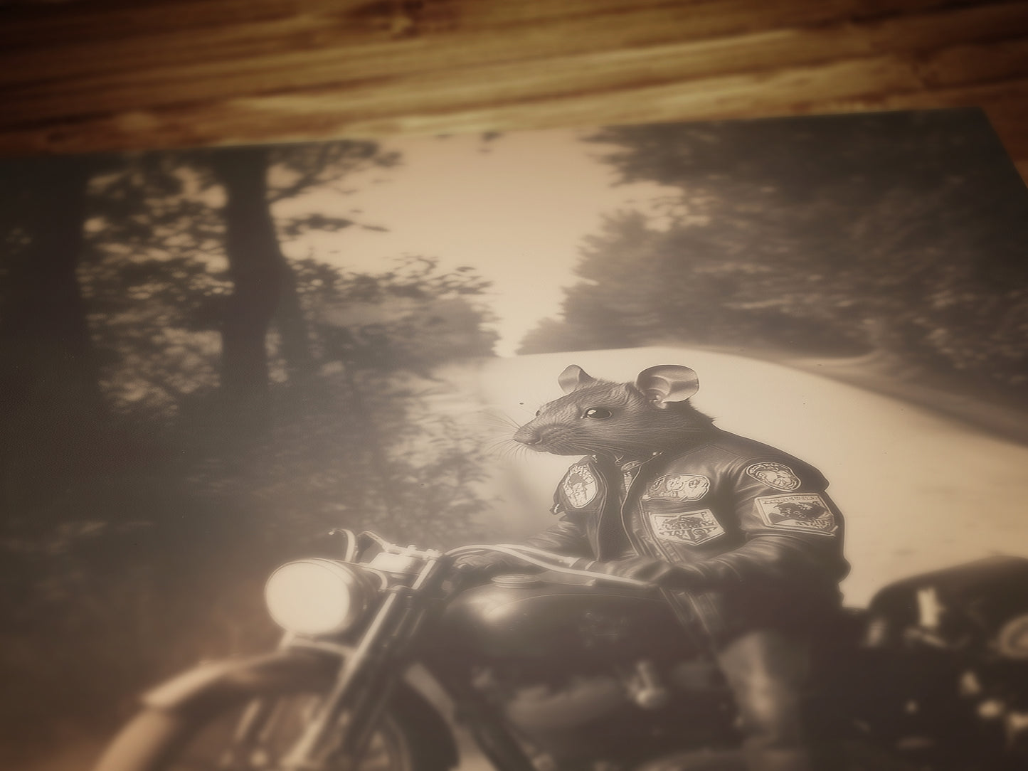 Jax Cheddar Teller, Rat Biker, Sons Of Anarchy Members, Vintage Victorian Gothic photograph, Rat Art, Dark Academia Decor