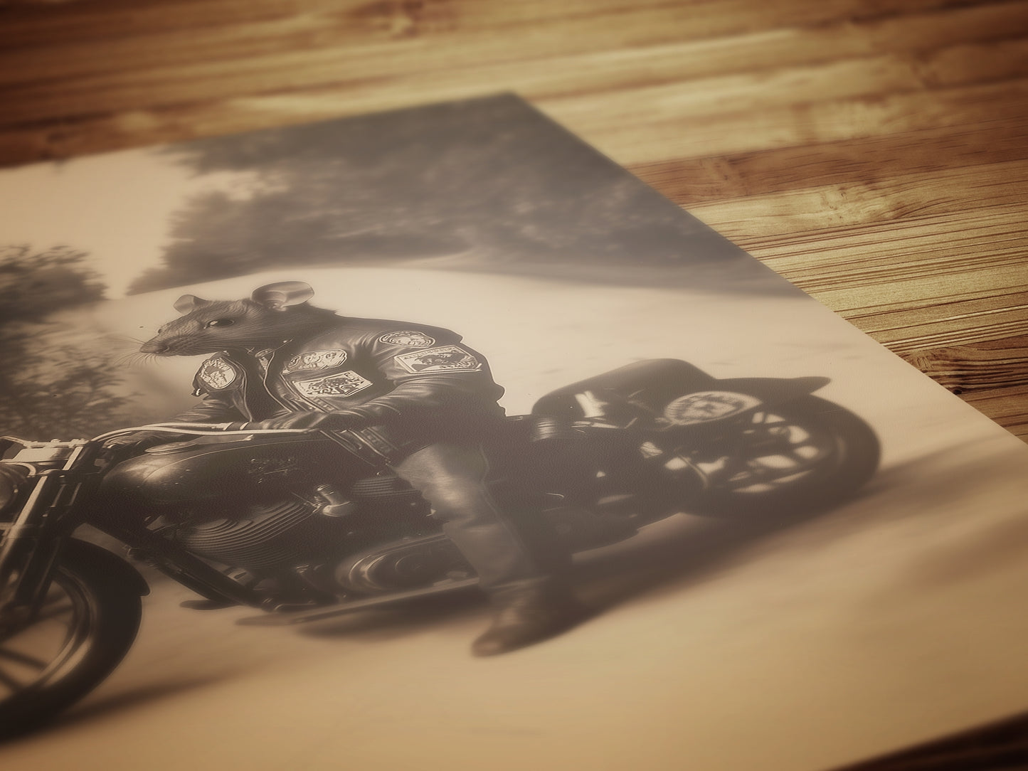 Jax Cheddar Teller, Rat Biker, Sons Of Anarchy Members, Vintage Victorian Gothic photograph, Rat Art, Dark Academia Decor