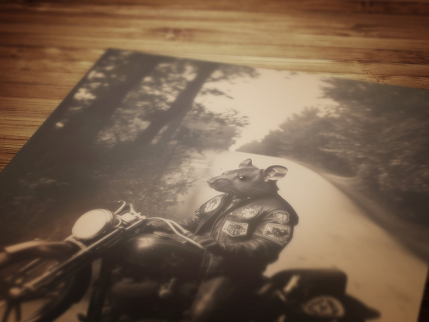 Jax Cheddar Teller, Rat Biker, Sons Of Anarchy Members, Vintage Victorian Gothic photograph, Rat Art, Dark Academia Decor