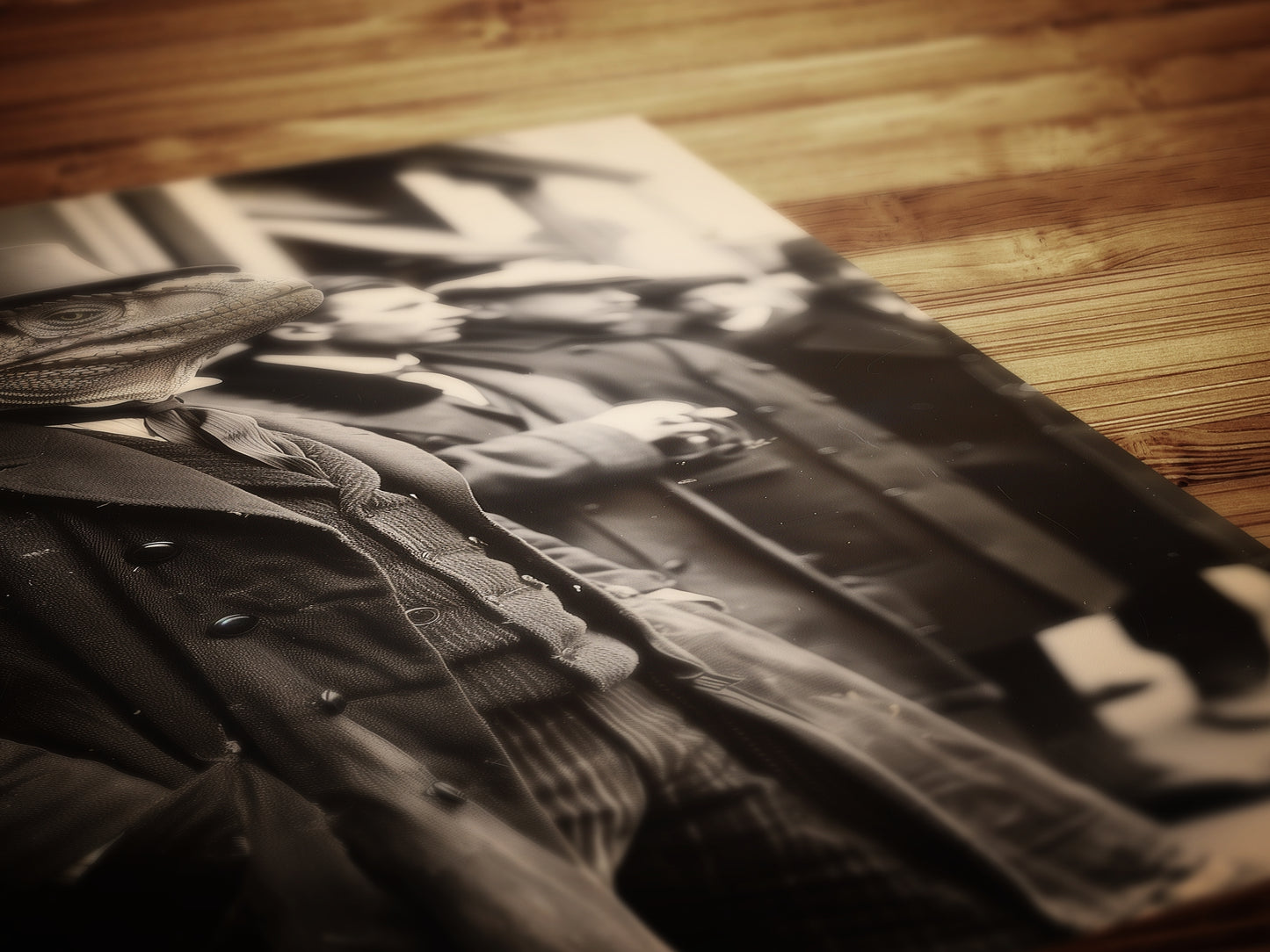 Gentleman Dinosaur In a Suit, Vintage photography, Bizarre Art Print Poster, Dark Academia, Gothic Occult Poster, Gothic Home Decor