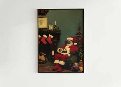 Vintage Santa Claus Wall Art