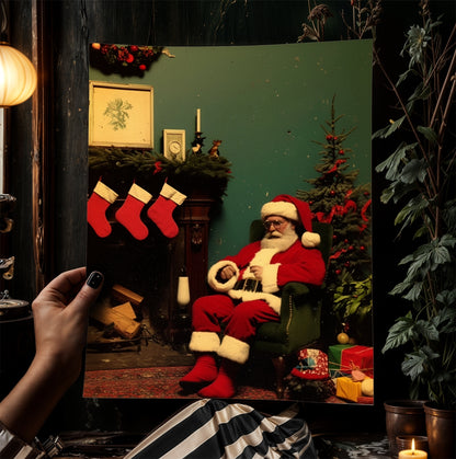 Vintage Santa Claus Wall Art