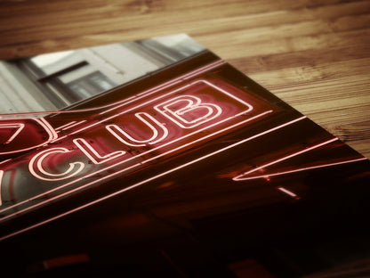 27 Club Neon Sign Wall Art