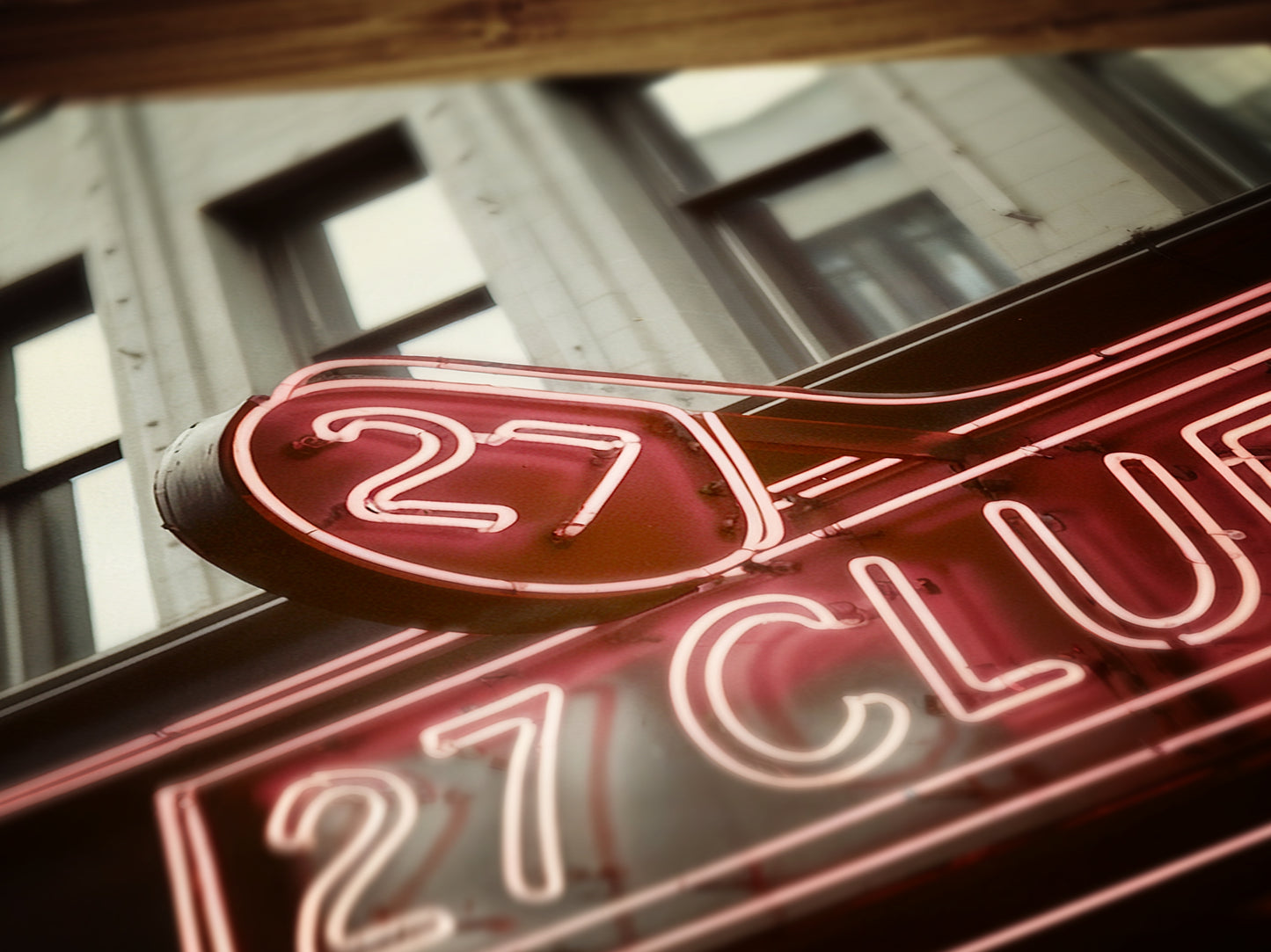 27 Club Neon Sign Wall Art