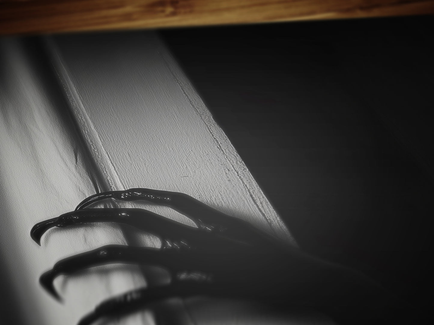 The Haunted Closet, Spooky Hand Crawling In The Dark, Spooky Horror-Themed Wall Decor, Dark Aesthetic Gothic Home Artwork, Weird Art Poster